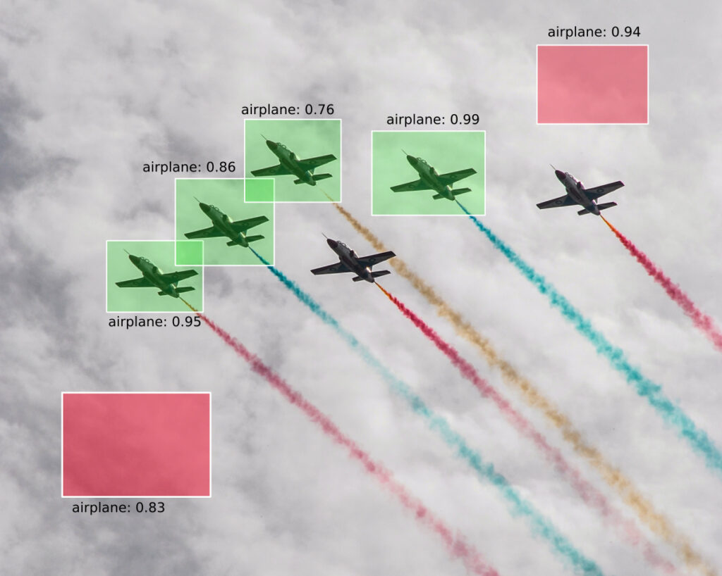false detections and miss detections of planes